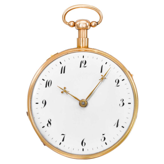 Swiss gold quarter repeating musical cylinder watch Circa 1830 Swiss gold quarter repeating musical cylinder watch Circa 1830