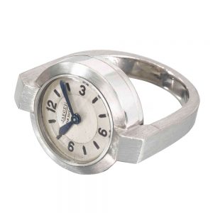 Swiss platinum ring watch for the French market Circa 1933