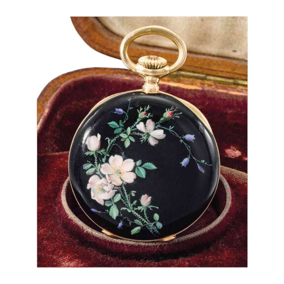 Possibly unique Swiss open faced pendant watch Circa 1894