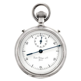 Rare Swiss silver lever inking cylinder chronograph Circa 1879