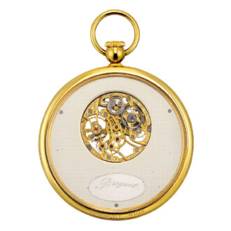 Swiss 18 carat gold skeletonized lever dress watch Circa 1995