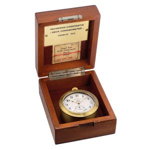 Swiss gilt metal open faced lever deck watch Circa 1940