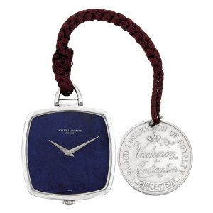 Swiss 18k white gold cushion shaped dress watch Circa 1974