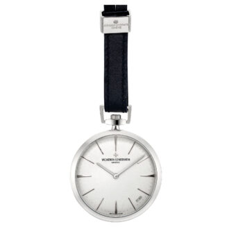 Swiss platinum limited edition lever with leather cord Circa 2011