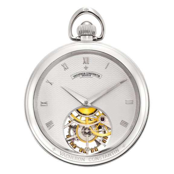 Magnificent Swiss white gold tourbillon watch Circa 1945/1990