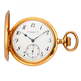 Swiss 18 carat rose gold hunting cased lever watch Circa 1904