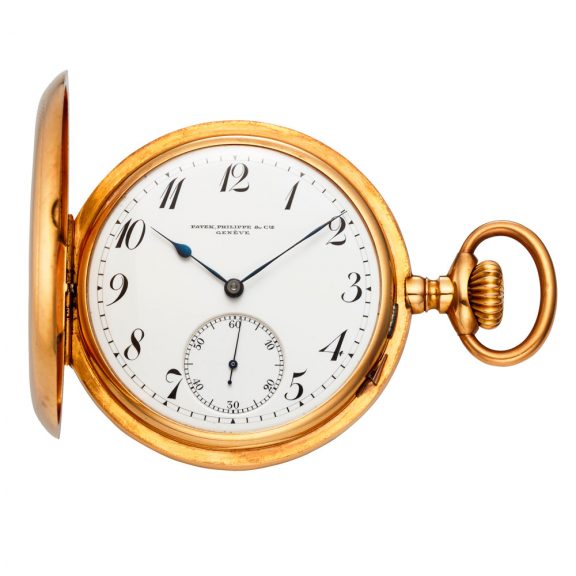 Swiss 18 carat rose gold hunting cased lever watch Circa 1904 Swiss 18 carat rose gold hunting cased lever watch Circa 1904