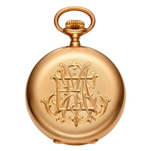 Swiss 18 carat rose gold hunting cased lever watch Circa 1904