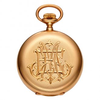 Swiss 18 carat rose gold hunting cased lever watch Circa 1904