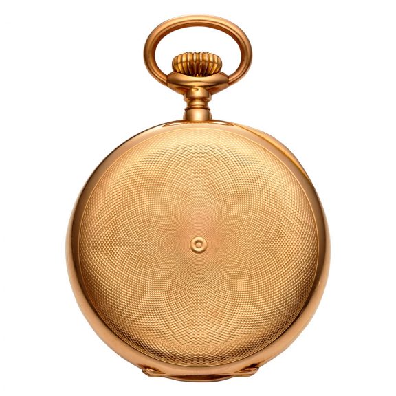 Swiss 18 carat rose gold hunting cased lever watch Circa 1904 Swiss 18 carat rose gold hunting cased lever watch Circa 1904