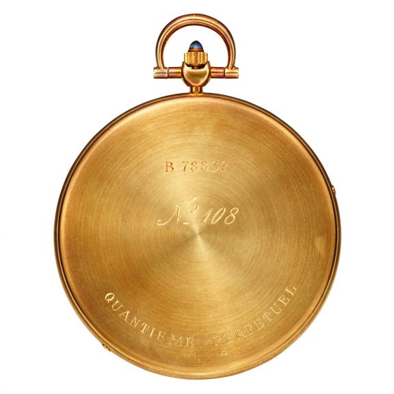 Thin Swiss 18 carat gold complicated lever pocket watch Circa 1983 Thin Swiss 18 carat gold complicated lever pocket watch Circa 1983