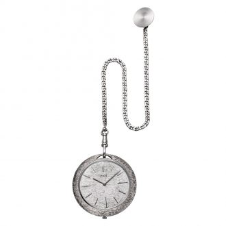 Swiss 18 carat white gold open faced lever watch Circa 1975