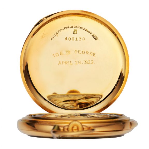 Swiss 18K gold minute repeating lever pocket watch Circa 1910 Swiss 18K gold minute repeating lever pocket watch Circa 1910