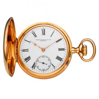 Swiss 18 carat rose gold hunting cased lever watch Circa 1905