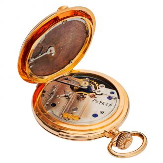 Swiss 18K gold quarter repeating lever watch Circa 1900