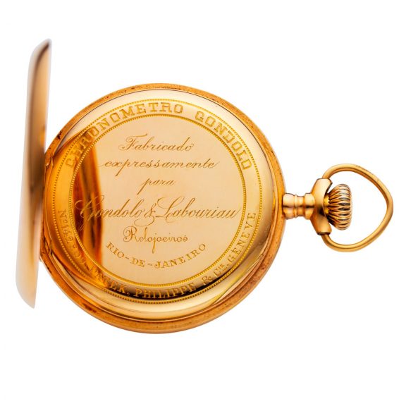 Swiss 18K rose gold open faced keyless lever watch Circa 1907 Swiss 18K rose gold open faced keyless lever watch Circa 1907