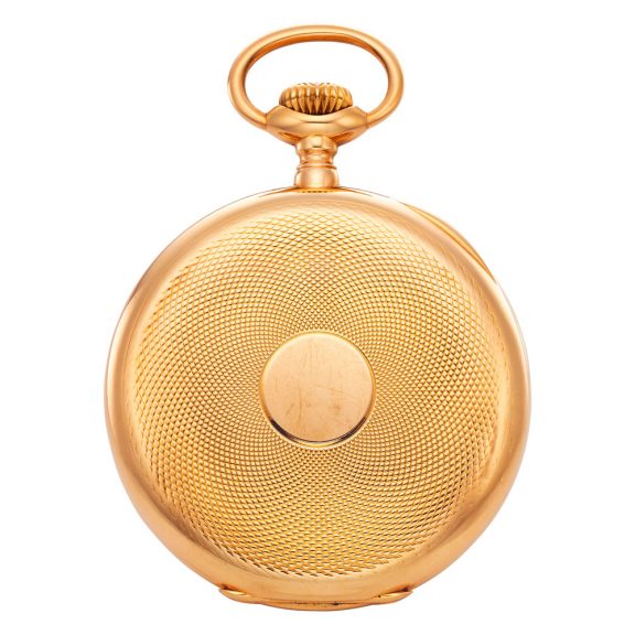 Swiss 18K rose gold lever watch with 24 hour dial Circa 1911 Swiss 18K rose gold lever watch with 24 hour dial Circa 1911