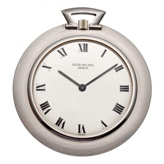 Very fine Swiss 18K white gold open faced lever watch Circa 1972