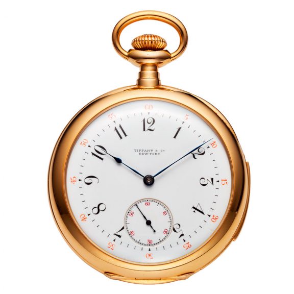 Swiss/American gold five minute repeating lever watch Circa 1889