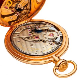 Swiss/American gold five minute repeating lever watch Circa 1889