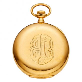 Swiss 18 carat gold open faced lever pocket watch Circa 1895 Swiss 18 carat gold open faced lever pocket watch Circa 1895