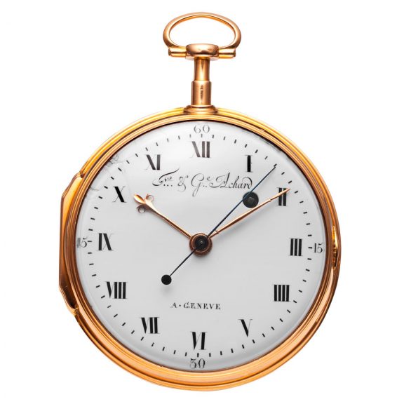 Swiss 18K rose gold lever made for the Chinese market Circa 1790