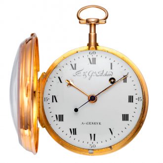 Swiss 18K rose gold lever made for the Chinese market Circa 1790