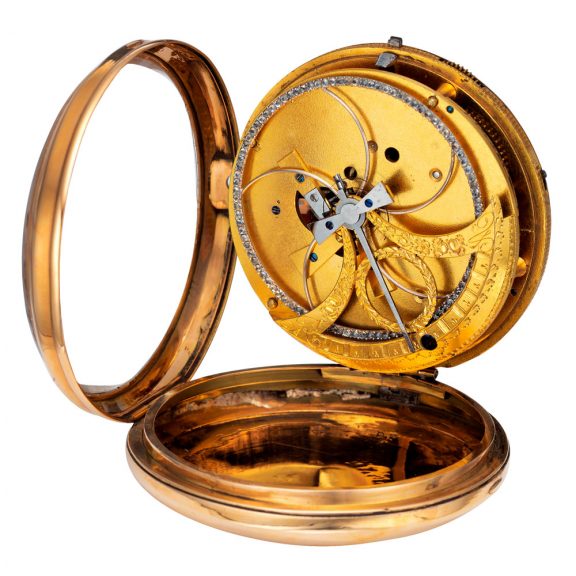 Swiss 18 carat gold lever made for the Chinese market Circa 1800 Swiss 18 carat gold lever made for the Chinese market Circa 1800