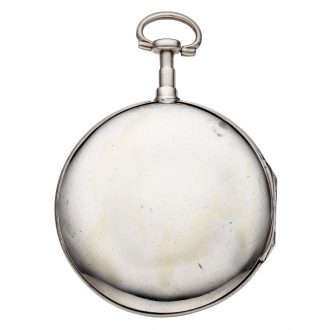 Important English silver open faced chronometer Circa 1810