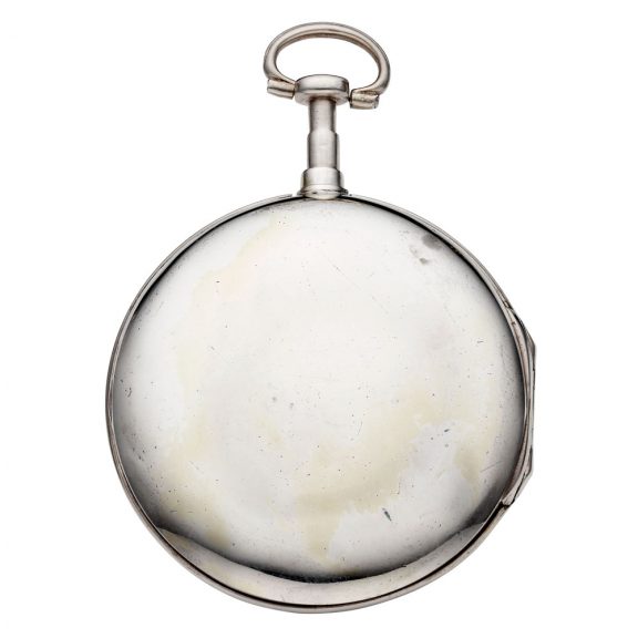 Important English silver open faced chronometer Circa 1810 Important English silver open faced chronometer Circa 1810