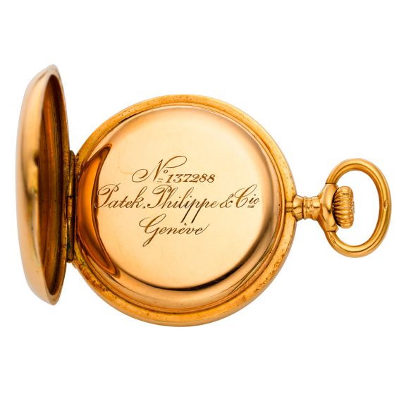 Swiss 18 carat gold half hunting cased lever watch Circa 1907 Swiss 18 carat gold half hunting cased lever watch Circa 1907