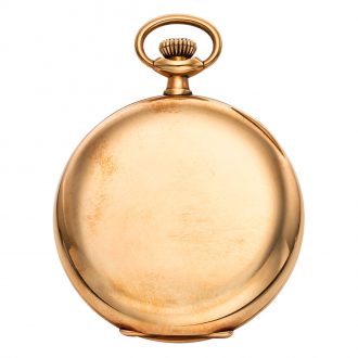 Swiss 14 carat gold open faced lever pocket watch Circa 1913