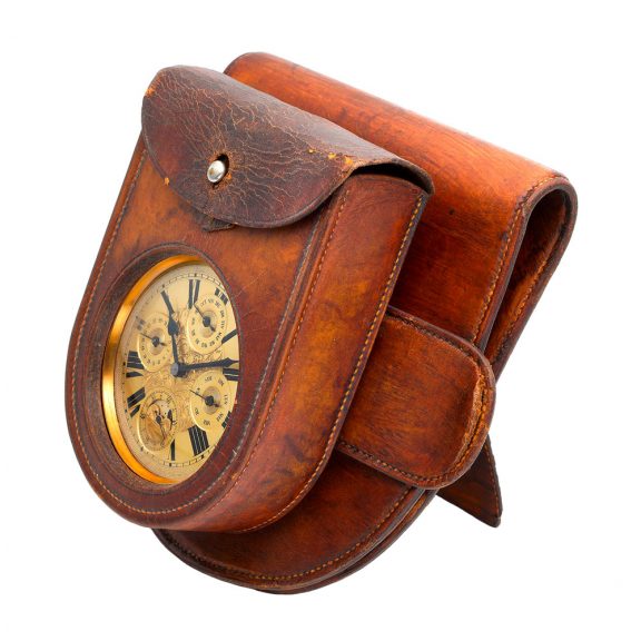 Attractive Swiss silvered complicated lever watch Circa 1920 Attractive Swiss silvered complicated lever watch Circa 1920
