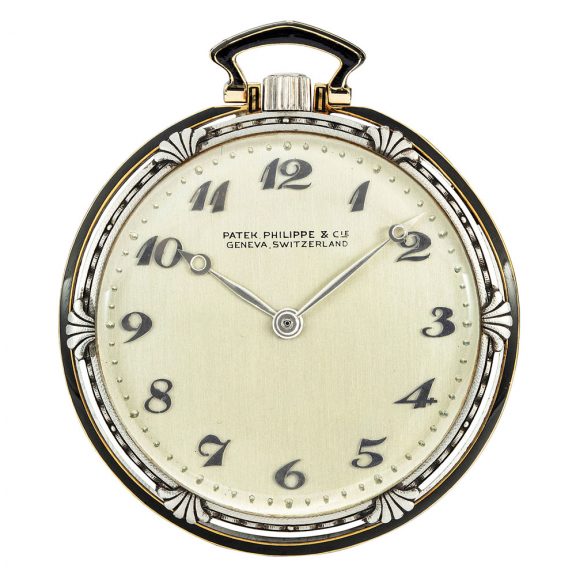Fine Swiss platinum open faced lever pocket watch Circa 1926