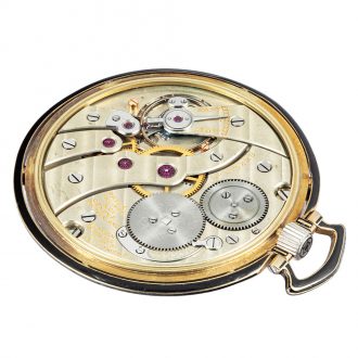 Fine Swiss platinum open faced lever pocket watch Circa 1926
