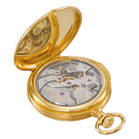Possibly unique Swiss gold minute repeating chronometer Circa 1989 Possibly unique Swiss gold minute repeating chronometer Circa 1989