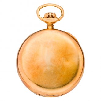 Swiss 18 carat gold open faced lever pocket watch Circa 1906