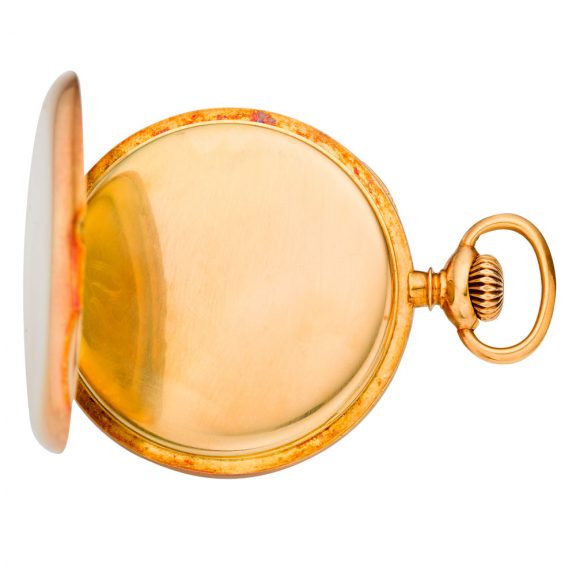 Swiss 18 carat gold open faced lever pocket watch Circa 1906 Swiss 18 carat gold open faced lever pocket watch Circa 1906