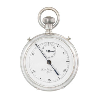 Fine Swiss silver open faced inking chronograph Circa 1879