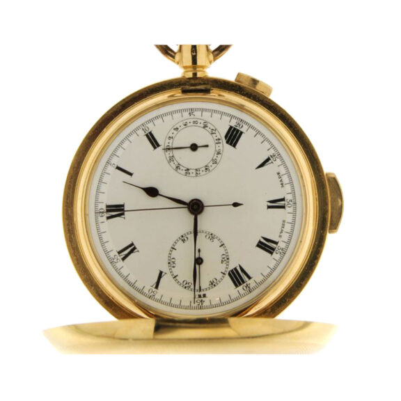 Swiss repeating full hunter chronograph Circa 1890-1910 Swiss repeating full hunter chronograph Circa 1890-1910