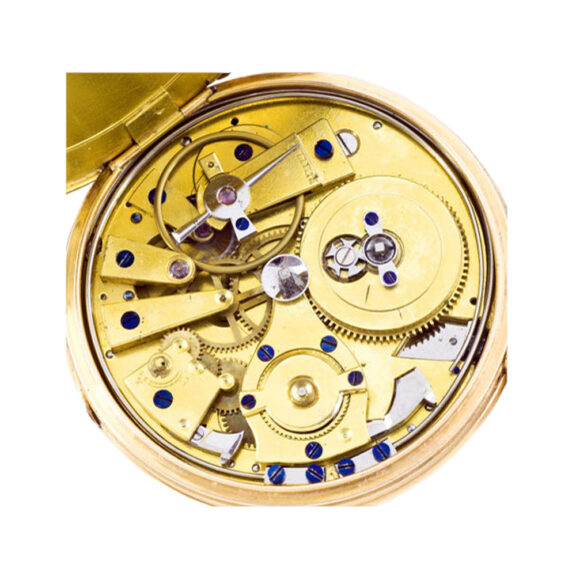 French 18 carat gold open faced pocket watch Circa 1820 French 18 carat gold open faced pocket watch Circa 1820