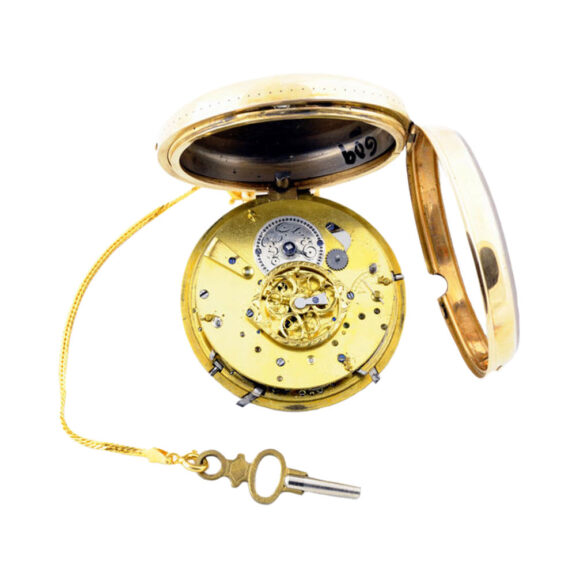 French 18 carat gold quarter and hour repeater Circa 1850