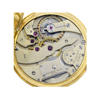 Swiss 18 carat gold hunting cased lever watch Circa 1910