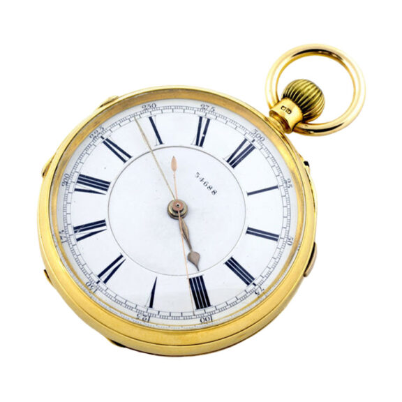 English 18 carat gold Lépine doctor's watch Circa 1889