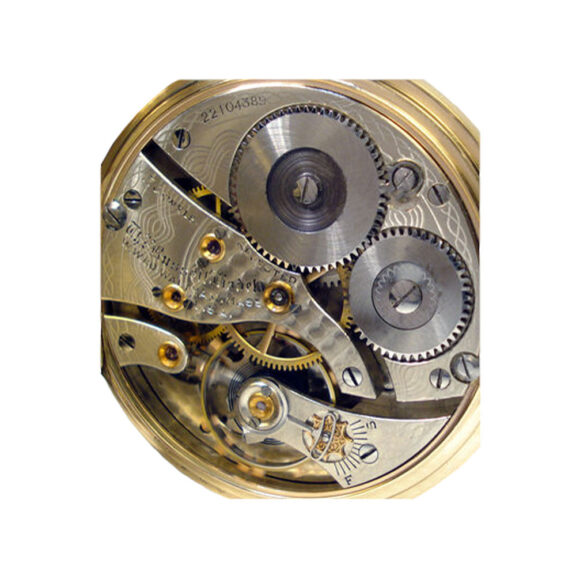 Solid American 9 carat gold open faced lever Circa 1912 Solid American 9 carat gold open faced lever Circa 1912