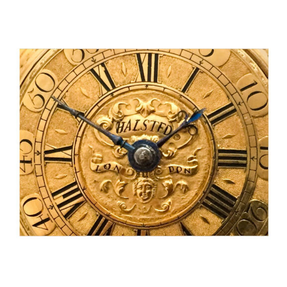 English gold/shagreen quarter repeating watch Circa 1705 English gold/shagreen quarter repeating watch Circa 1705