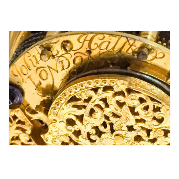 English gold/shagreen quarter repeating watch Circa 1705 English gold/shagreen quarter repeating watch Circa 1705