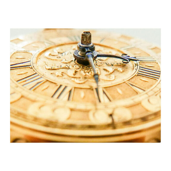 English gold/shagreen quarter repeating watch Circa 1705 English gold/shagreen quarter repeating watch Circa 1705