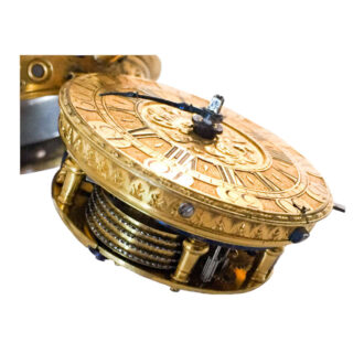 English gold/shagreen quarter repeating watch Circa 1705