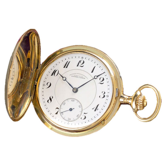 German 14k rose gold hunting cased pocket watch Circa 1920 German 14k rose gold hunting cased pocket watch Circa 1920